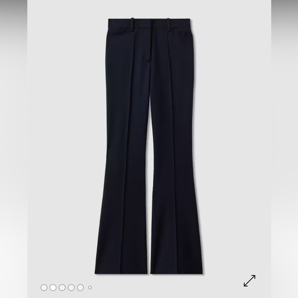 NWT REISS Gabi Flared Suit Trousers in Navy - Picture 7 of 12